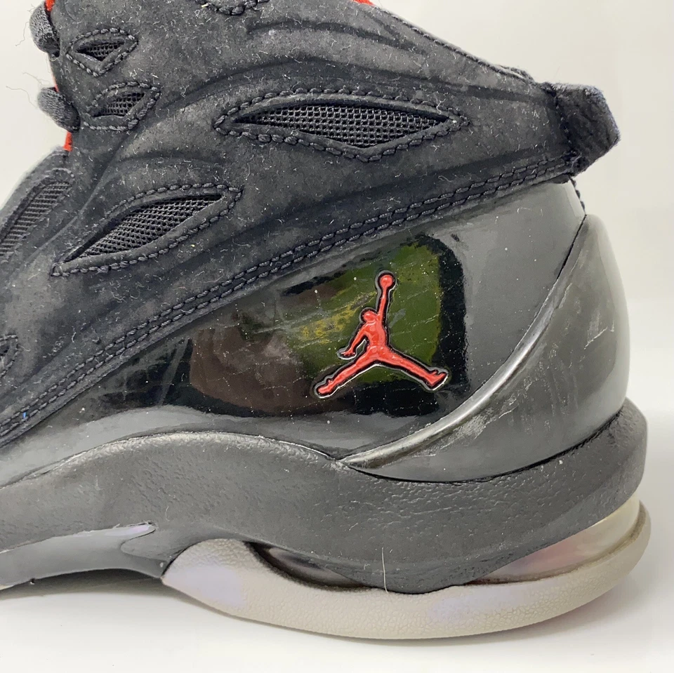 Air Jordan Nike 2008 Zapatos Escolares Tenis 364808-061 Negro Rojo Para Hombres Talla 8 M Foto 4 de 4