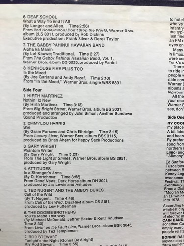 (DH17) *RARE* WARNER BROTHERS / PROMO ONLY / LIMO (VARIOUS) WB PRO 691 / EX / EX - Picture 6 of 8