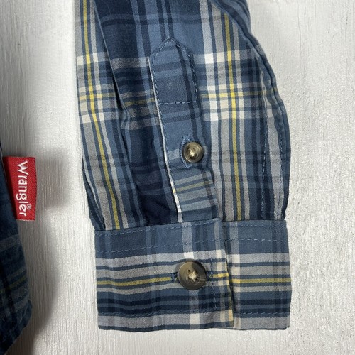 Wrangler Boys Outfit Long Sleeve Button Up Shirt Matching Pants 4T Stretch Waist - Picture 7 of 11