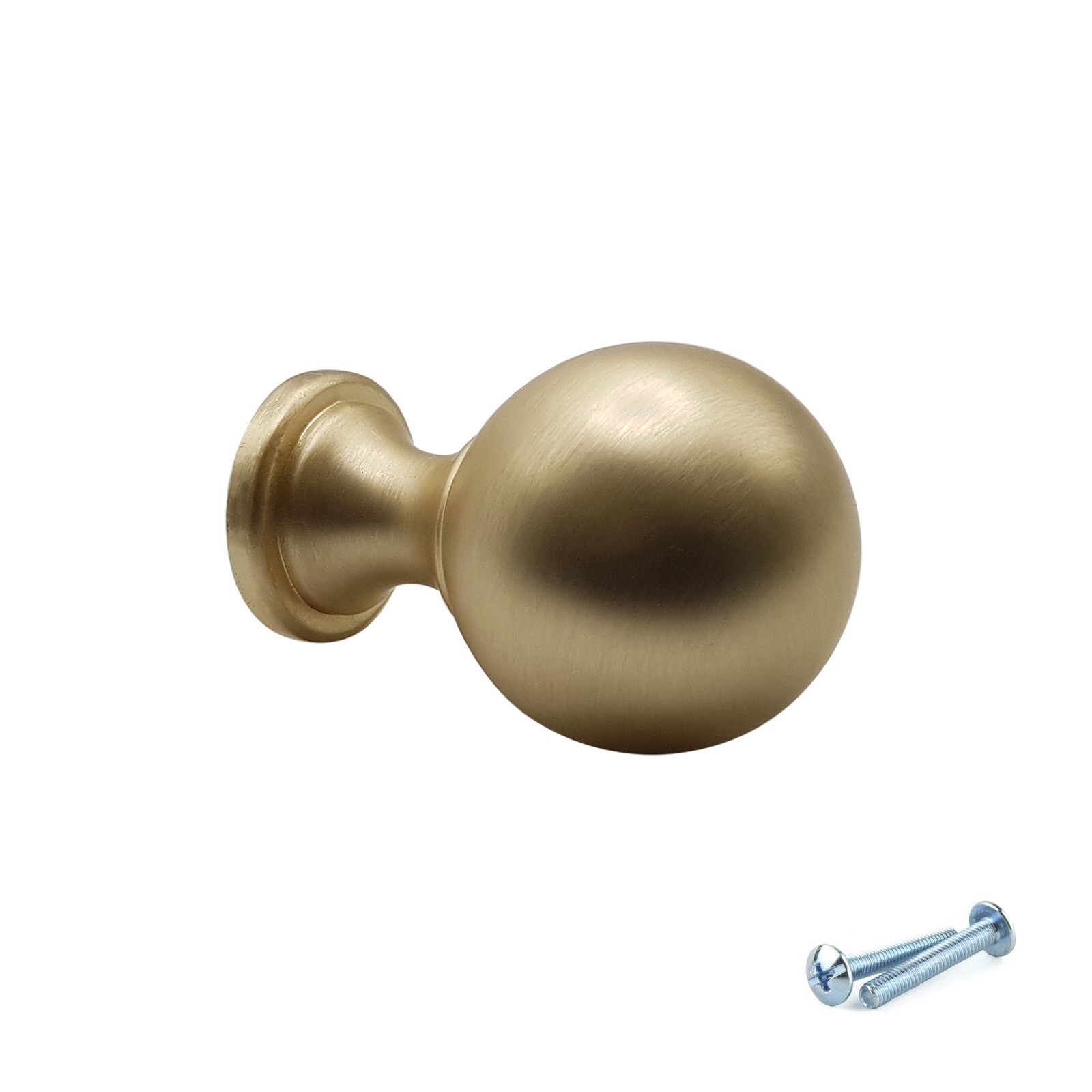 Brushed Brass Kitchen Cabinet Door Knobs Handles Cupboard Drawer Furniture Pull