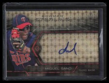 Marketplace image: 2013 Bowman Sterling Signings Superfractor MS Miguel Sano Rookie Auto 1/1