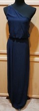 Adrianna Papell Midnight 1-Shoulder Chiffon Drape Blouson Formal Gown, 12R 119