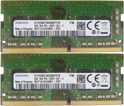 Samsung 16GB (2 x 8GB) DDR4 2400MHz Laptop Memory RAM PC4-19200
