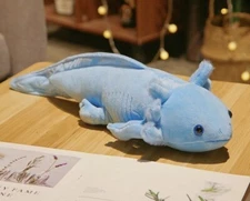 Blue Axolotl Ambystoma 17 Inch Stuffed Animal Plush Toys Pillow Kids Doll Gift