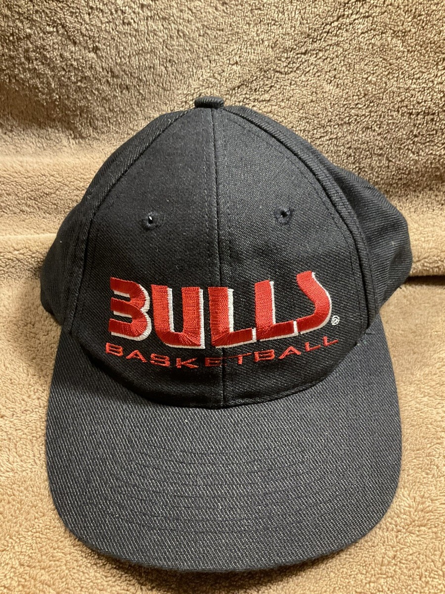 Vintage Chicago Bulls NBA Basketball Snapback Hat Cap Black Dome Wool 90s