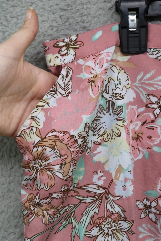 Cupcakes & Cashmere Pajama Set-Shorts-Size 1XL-Drawstring-Pockets - Image 3 of 4