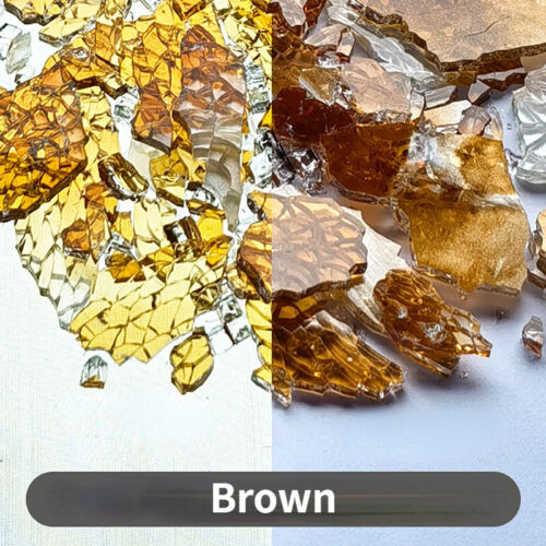 100g Coloré Irrégulière Verre Fragment Mosaïque Tuiles pour DIY Arts Craft Décor - Afbeelding 14 van 28