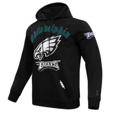 2023 Pro Standard NFL PHILADELPHIA EAGLES OLD ENGLISH FLC PO CLASSIC HOODIE