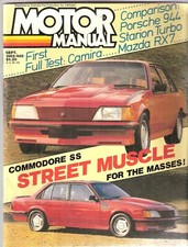 Motor Manual 1982 Sep VH Commodore SS group 3 Mitsubishi Starion Turbo Morgan Al