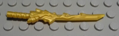Lego Figur Zubehör Waffe Schwert Gold