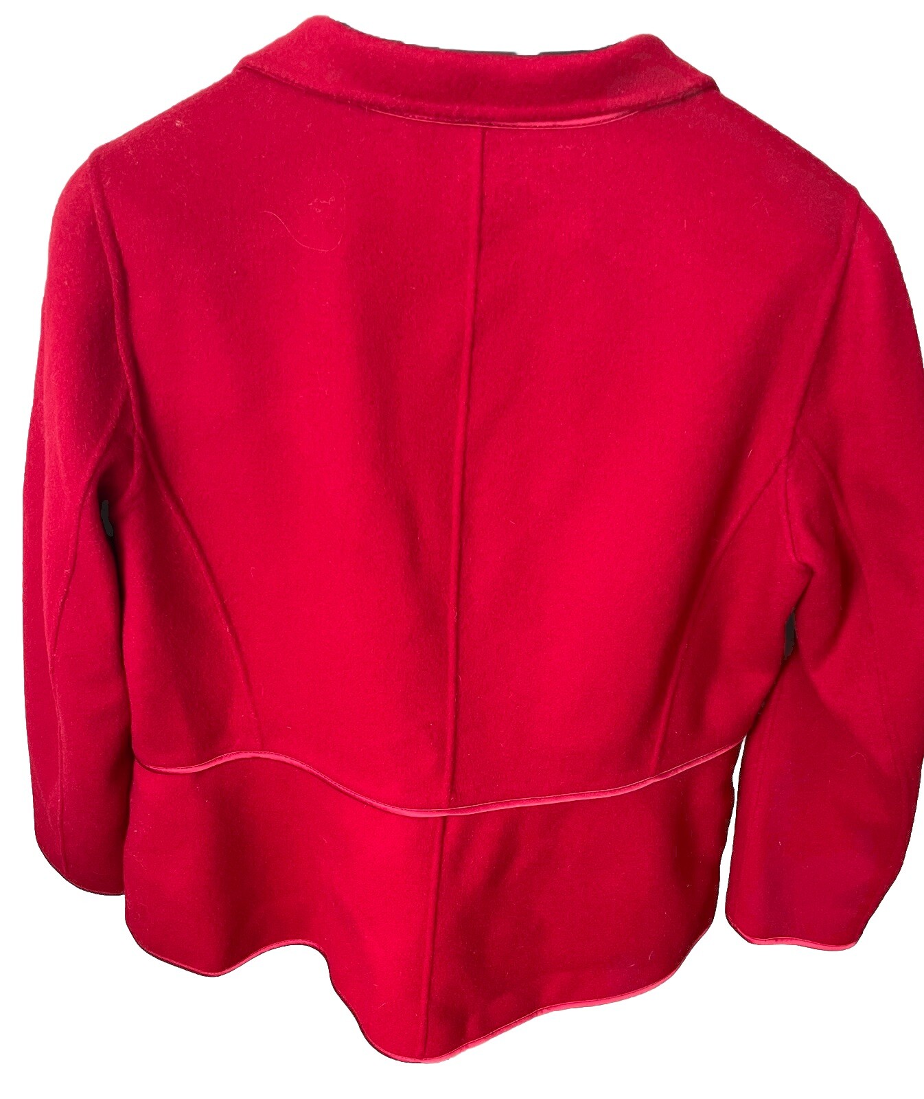 Talbots Red Wool Blazer Jacket Single Button  Col… - image 2