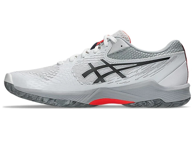 シューズ ASICS v-swift ff 4 V-SWIFT FF 4 | WHITE/CLASSIC RED | メンズ インドアスポーツ