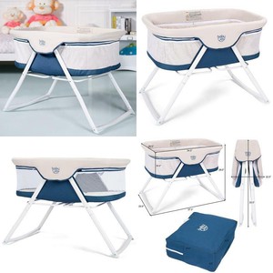 Portatil Recien Nacido Bebe Cuna Moises Mecedora Plegable Ebay