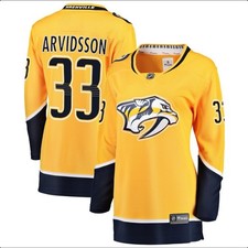 NASHVILLE PREDATORS Jersey Men's Small VIKTOR ARVIDSSON #33 NHL Hockey FANATICS