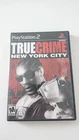 True Crime: New York City (Sony PlayStation 2, PS2, 2005) CIB Complete