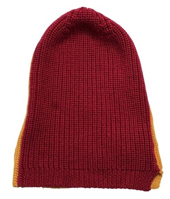 Spencer Badu Split Beanie in Red Yellow