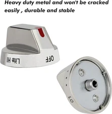 5 pk  samsung gas range oven dg64-00473a   top burner control knob replacement