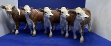 VINTAGE SCHLEICH - SIMMENTAL COW - 13641 - D-73527 - RETIRED PACK OF 5