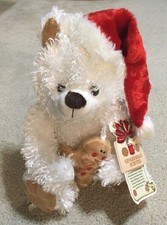 Dan Dee 14" Collectors Gingerbread Scented Plush Bear White Teddy w/ Tags Toy