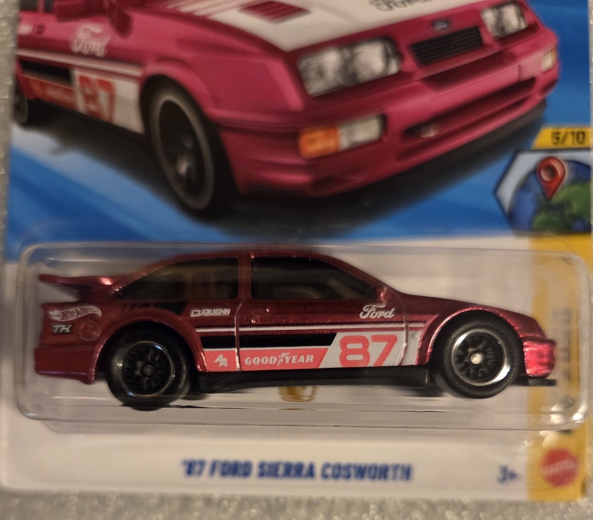 Hot Wheels Super Treasure Hunt '87 Ford Sierra Cosworth NEW 2026