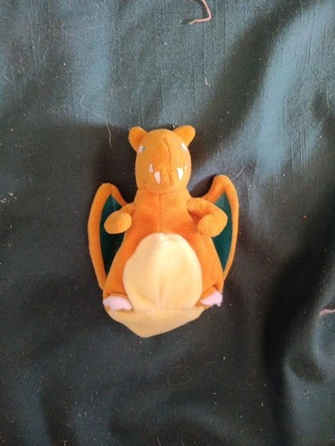 1998 Hasbro Vintage Charizard Pokemon 5.5” Plush Figure Toy