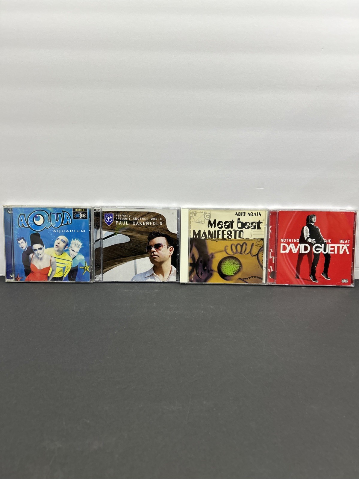 Electronic 4-CD Lot Featuring David Guetta