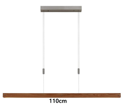 KHG 10689090 LED-Hängeleuchte Pendelleuchte Holz 110cm verstellbar Neu