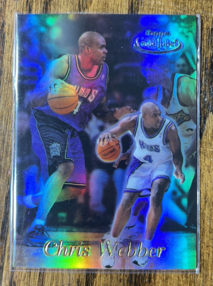 1999-00 Topps Gold Label #81 Chris Webber Black Label Class 1 Sacramento Kings