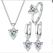 Sparkling Crystal Necklace Earring Set - Women's Fashion Jewelry for Party Daily