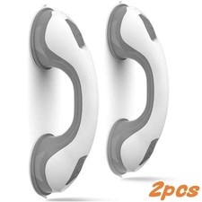 2 Pack Shower Grab Bar 12" Shower Suction Bar Handle Bathroom Safety Grip Handle