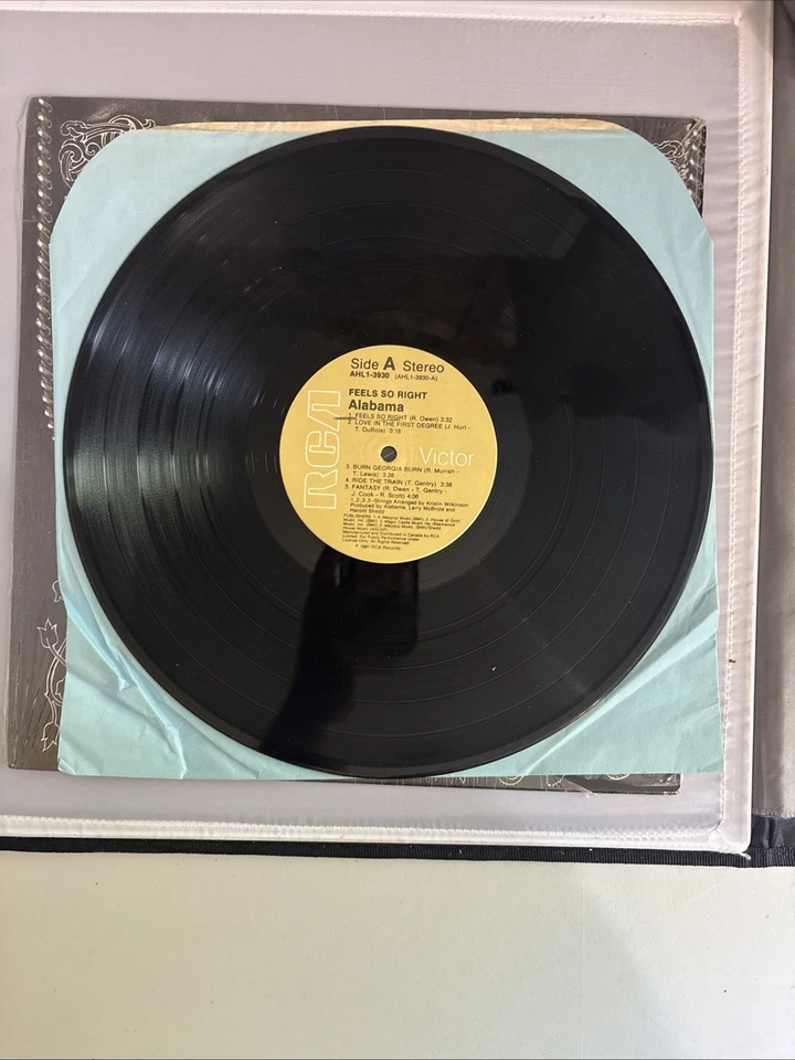 ALABAMA - Self Titled - RCA Records AHL1-3930 Stereo GOOD PLUS - Vinyl LP 1981 - Image 3 of 4