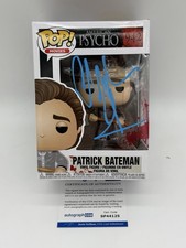 Christian Bale signed Psycho Funko Pop 942 Patrick Bateman Not Jason Voohees