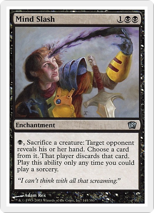 MIND SLASH x1 mtg NM/NM-   8th Edition 1 Unc