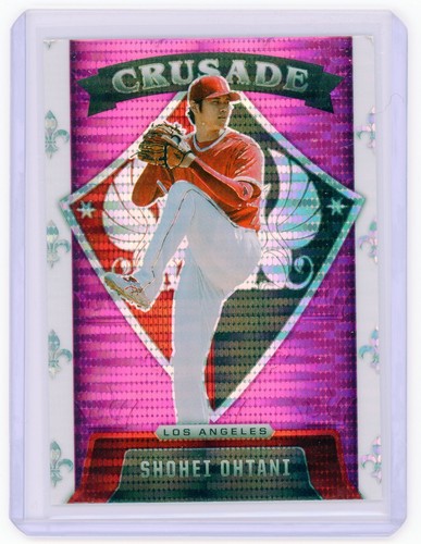 Shohei Ohtani - 2022 Panini Chronicles Crusade Pink Pulsar Prizm #5