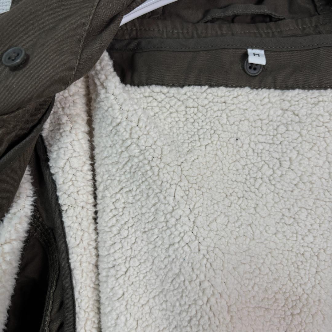 [2WAY] MUJI Mods Coat with Liner M Khaki Boa Sold Out image 6