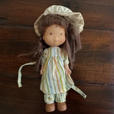 6" Vintage Holly Hobbie Doll Carrie Clothing KTC Knickerbocker 1975 brunette