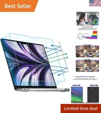 2-Pack Anti Blue Light Matte Screen Protector for MacBook Air 13.6 2022-2025 