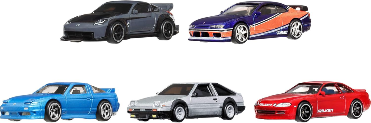 Hot Wheels Fast & Furious Tokyo Drift Bundle 5 Die-Cast Vehicles 1