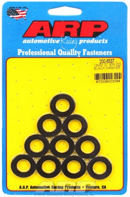 #ad ARP M12 ID .875quot; OD Special Purpose Washers Set of 10 Black Oxide 200 8537 $26.49