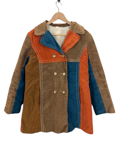 Vintage60s 70s Haedke Suede Colorful Hippie Boho Jacket Women’s Medium - Picture 1 of 9