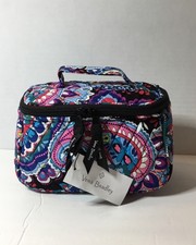 Vera Bradley Travel Cosmetic Case Haymarket Paisley NEW