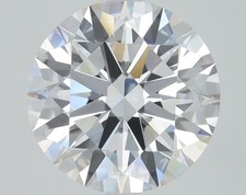 Round Diamond Lab Grown GIA Certified VVS2 Clarity E Grade 3.04 Ct 679.61 per carat