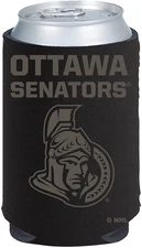 Ottawa Senators 2-Pack Black Tonal CAN Beverage Insulator Neoprene Holder...