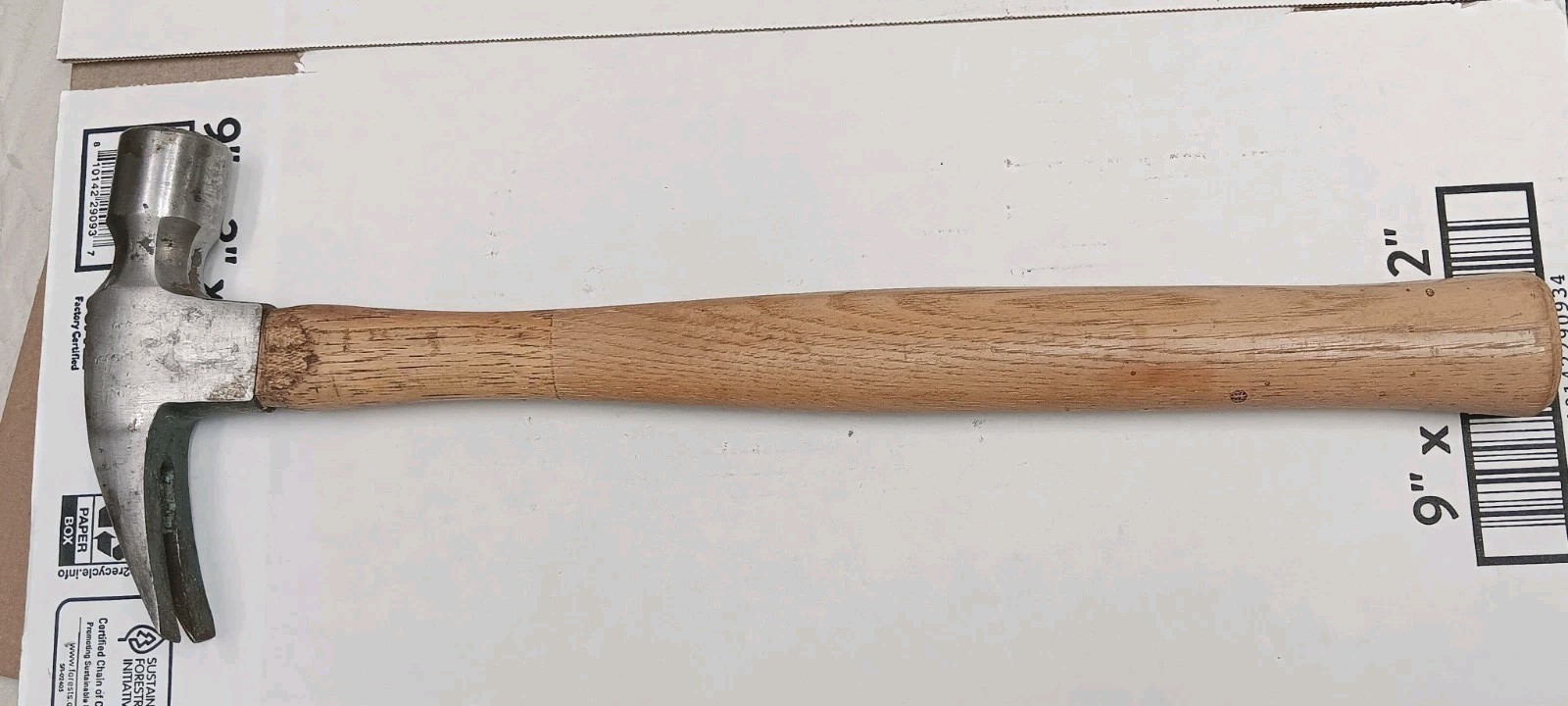 Vintage Craftsman 38092 Claw Hammer Professional Mechanic size 1 20oz