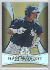 2010 Bowman Platinum Prospects Gold Refractor 512/539 Slade Heathcott #PP17 0z1