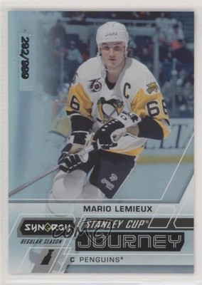2020-21 Synergy Stanley Cup Journey Regular Season 292/999 Mario Lemieux HOF 2d8
