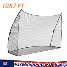 10x7FT Portable Golf Practice Net Hitting Driving Training Equipmet w/Carry Bag