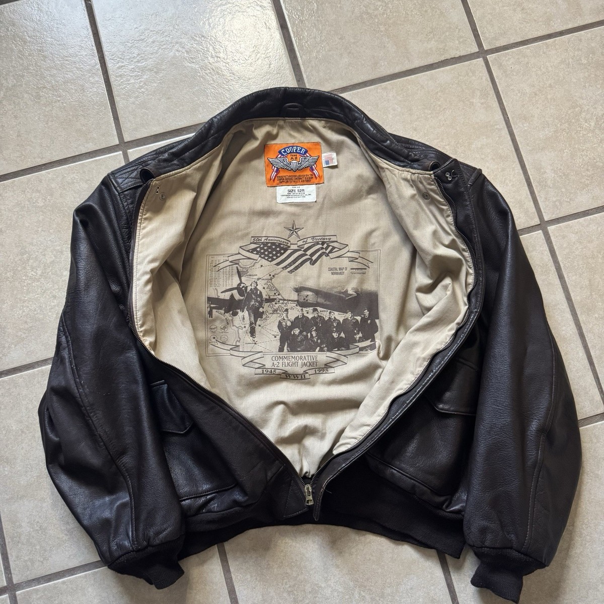 Cooper Type A2 Leather Jacket Cooper Type A-2 Leather Jacket 쿠퍼