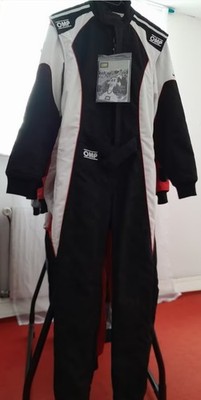 OMP KS - 3 Kart-Anzug schwarz/weiss Grösse 42  - Resposten