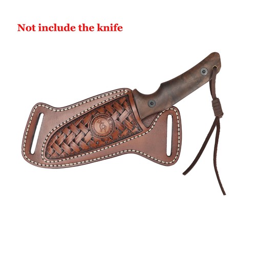 TOURBON Leather Knife Sheath Fixed Blade Case Tool Belt Pouch UK Special Offer - Picture 3 of 19